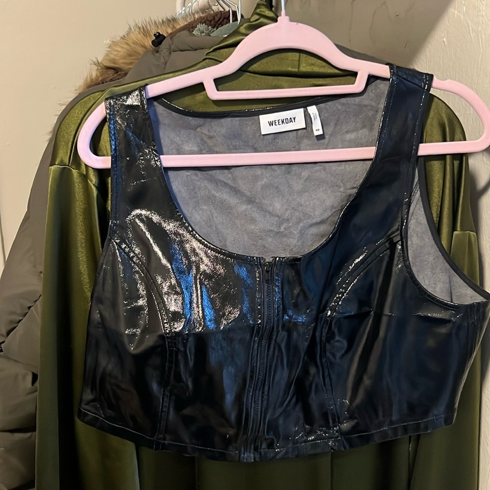 Pleather Crop - image 2